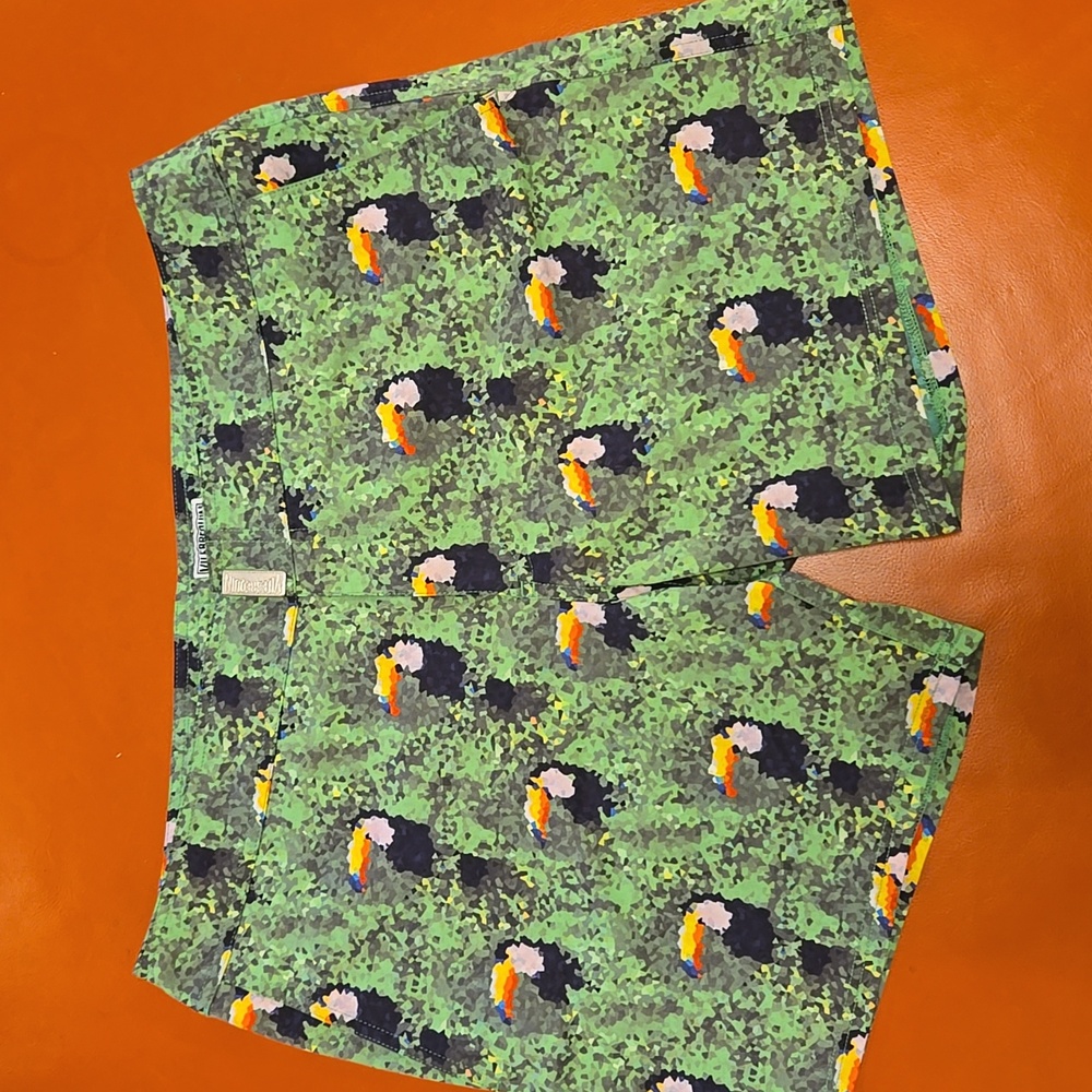 Vilebrequin Limited Edition Jungle Print Swim Trunks Men XL